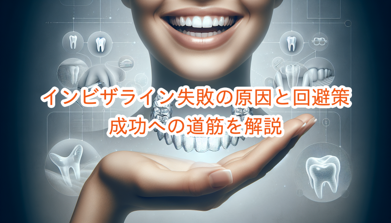 【注意】インビザライン失敗の原因と回避策！成功への道筋を解説