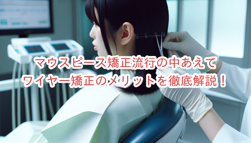【ワイヤー矯正】マウスピース矯正流行の中あえてメリットを徹底解説！