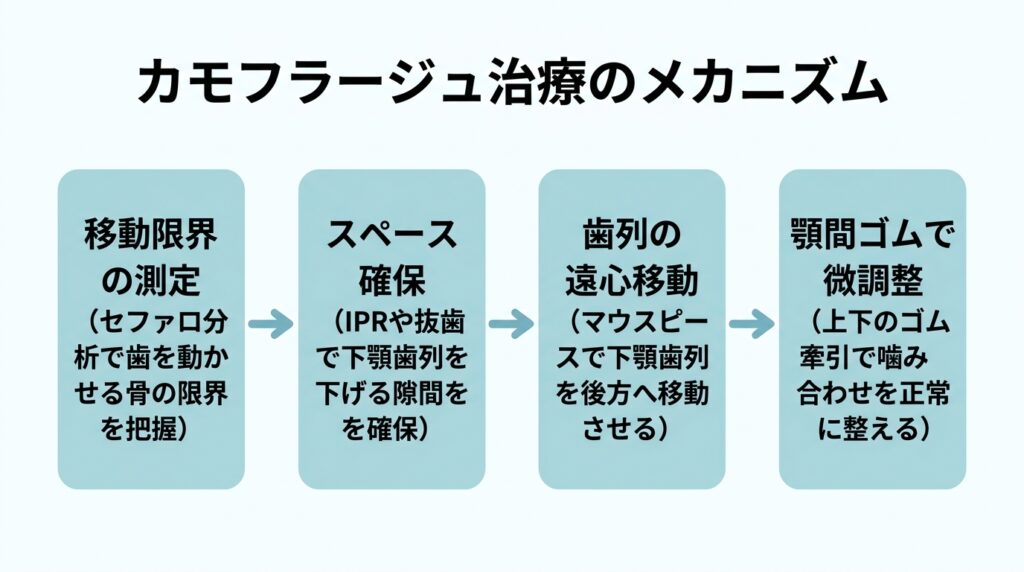カモフラージュ治療のメカニズム
