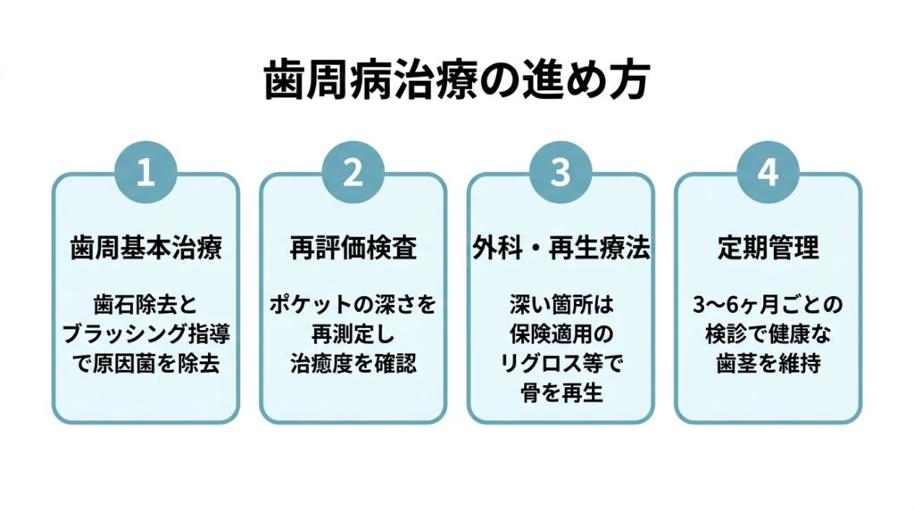 歯周病治療の進め方