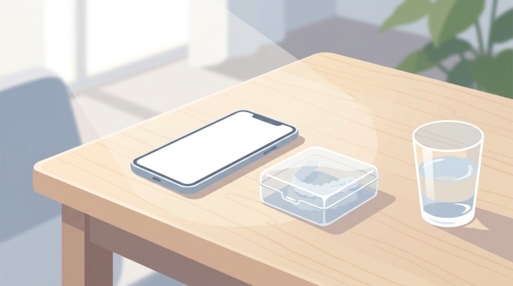 アプリとマウスピースで治療を管理